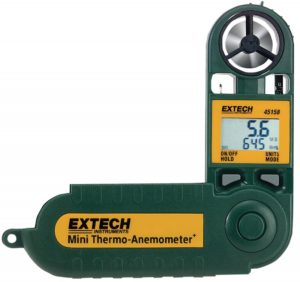 Mini termoanemometr z pomiarem wilgotności – Extech 45158