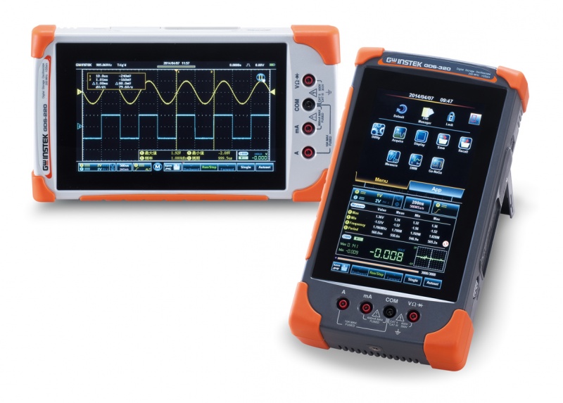 Przenośny oscyloskop z multimetrem GDS-207 (70MHz, 1M) ekran dotykowy Przenośny oscyloskop z multimetrem GDS-207 (70MHz, 1M) ekran dotykowy