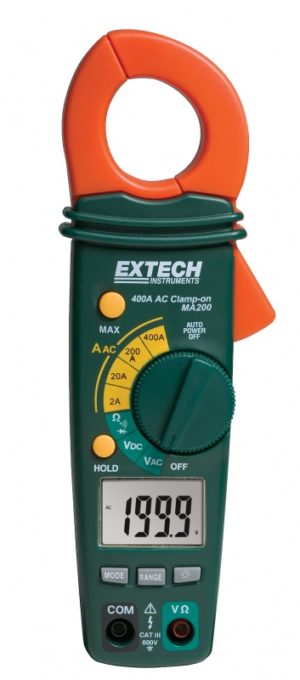 Miernik cęgowy 400A AC - Extech MA200