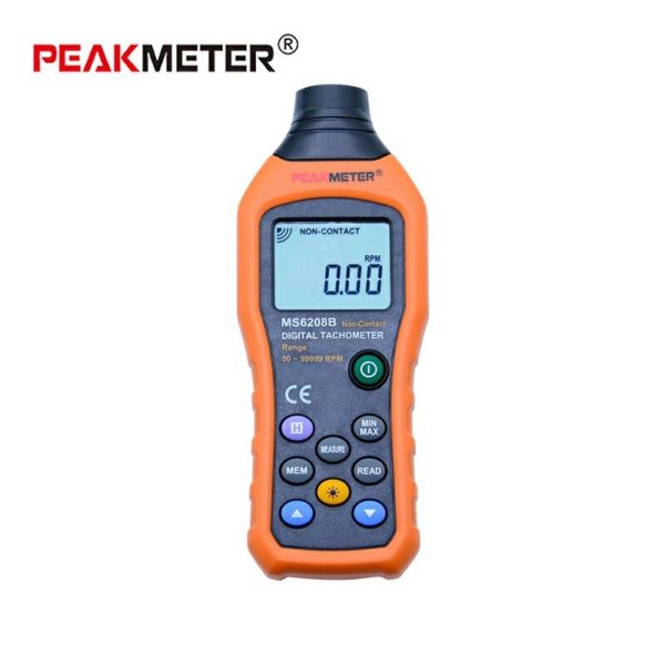 Tachometr PM6208B bezdotykowy 50 - 19999RPM; 50mm~250mm