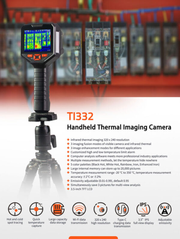 Kamera termowizyjna TI332 Owon 320 x 240 px