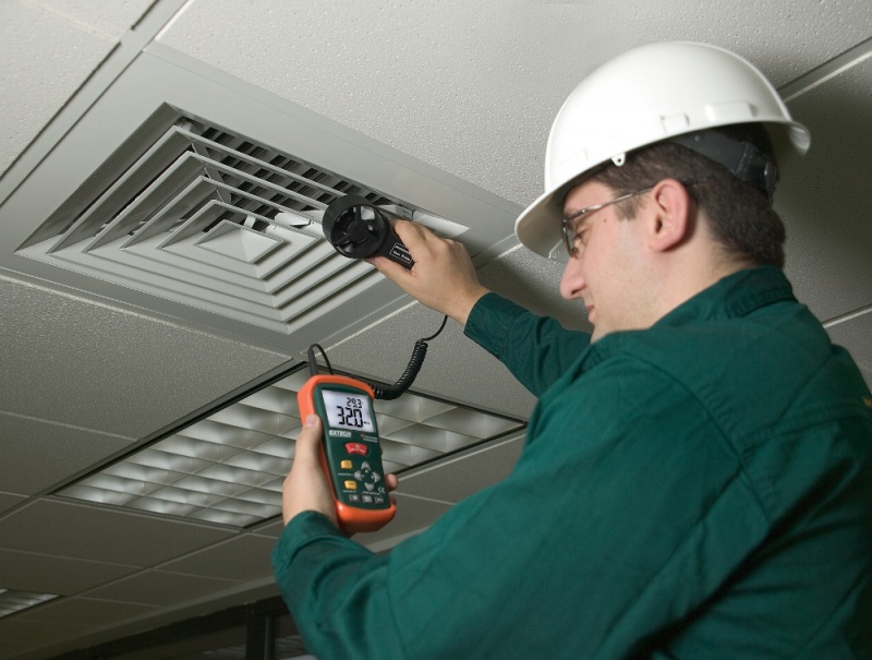 Mini termoanemometr CFM/CMM z pirometrem - Extech AN200 Mini termoanemometr CFM/CMM z pirometrem - Extech AN200