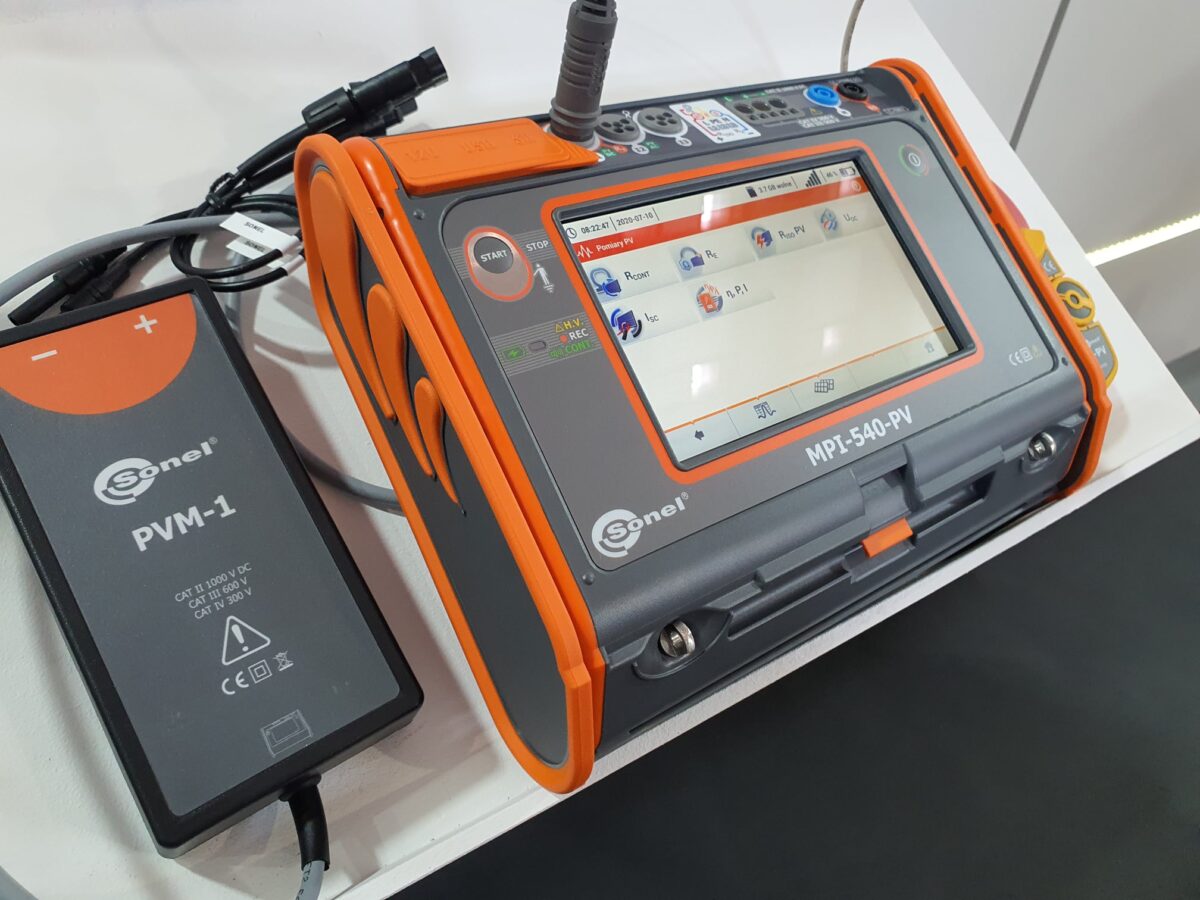 MPI-540PV Miernik wielofunkcyjny instalacji elektrycznych i fotowoltaicznych + drukowany przewodnik po normie