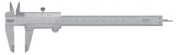 20 1035 Suwmiarka noniuszowa ze śrubą blokującą DIN 862  0-150 mm / 0,02 mm, VOGEL