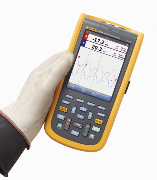 Przenośny oscyloskop Fluke 124B/S z zestawem SCC 40MHz - obrazek 4