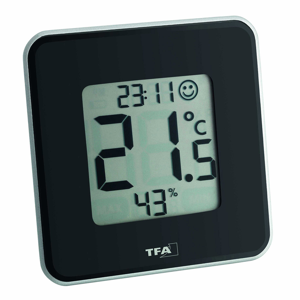 30.5021.01 | Termohigrometr STYLE (czarny), TFA 30.5021.01 | Termohigrometr STYLE (czarny), TFA