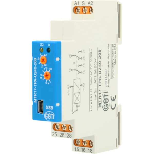 Programowalny przekaźnik czasowy MTR17-TPA-U240-208 (MPC-TPA-U240-208)