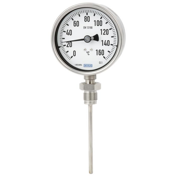 Termometr bimetaliczny model 55 Wersja ze stali CrNi IP65, NS 100 i 160