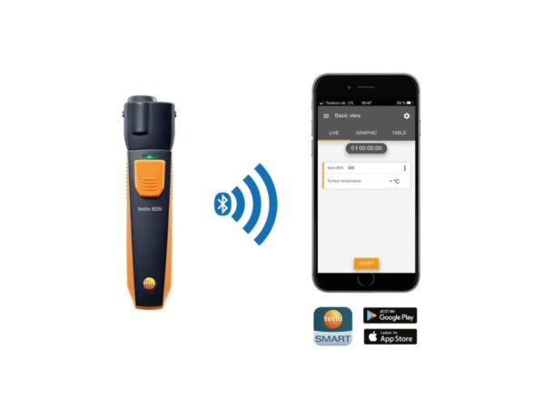 testo 805i: termometr na podczerwień współpracujacy ze smartfonem - obrazek 8