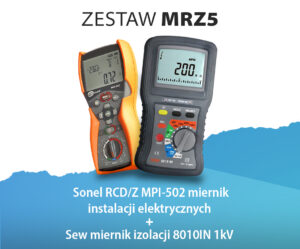 Miernik instalacji MPI-502 + miernik izolacji 8010IN 1kV
