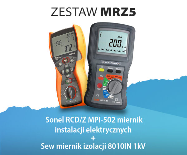 Miernik instalacji MPI-502 + miernik izolacji 8010IN 1kV