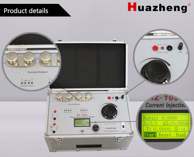 System testowania do prób pierwotnych / Wymuszalnik prądowy 1000A - HZ-109S System testowania do prób pierwotnych / Wymuszalnik prądowy 1000A - HZ-109S
