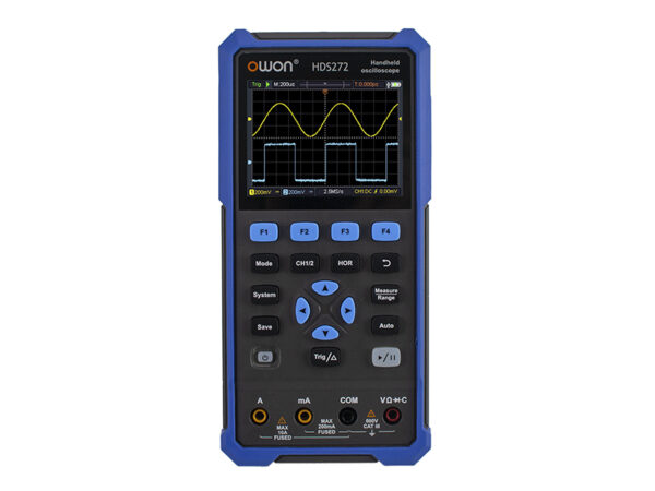 Skopometr HDS2102S 2x100MHz oscyloskop + multimetr + generator funkcyjny do 25MHz - obrazek 3