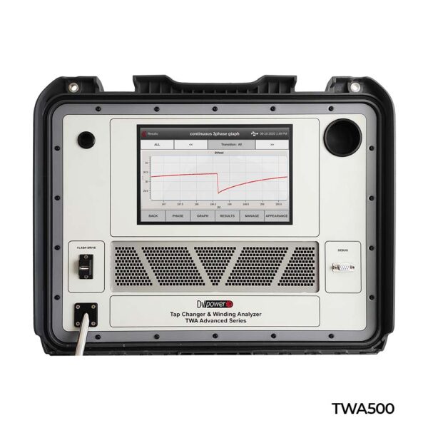 Analizator uzwojeń transformatora  i przełącznika zaczepów TWA400/TWA500 - obrazek 4