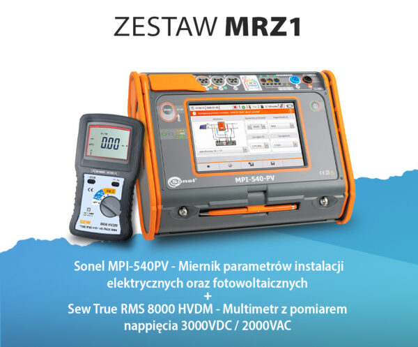 Sonel MPI-540-PV + True RMS 8000 HVDM
