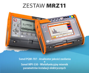 Miernik instalacji MPI-530 + 3 fazowy analizator mocy PQM-707 Sonel