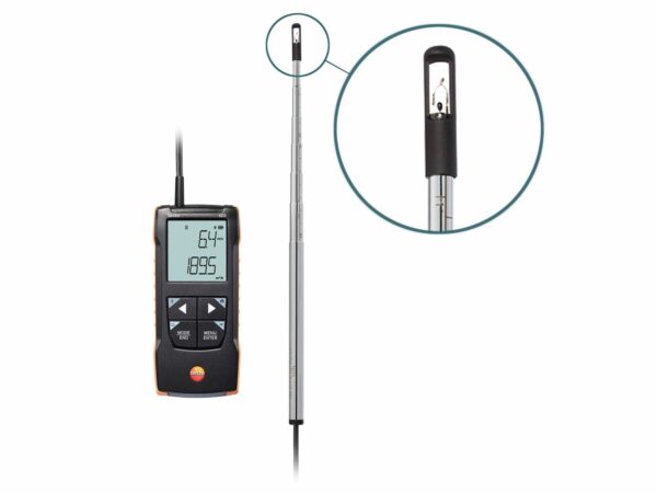 testo 425 - Cyfrowy anemometr termiczny