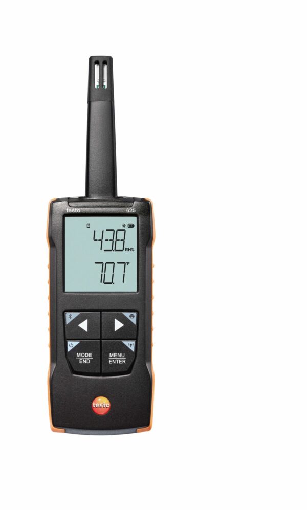 testo 625 - Cyfrowy termohigrometr współpracujący z aplikacją mobilną