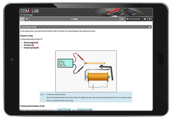 COM4LAB Kurs 365: Technologia prądu stałego I, 70011-21 COM4LAB Kurs 365: Technologia prądu stałego I, 70011-21