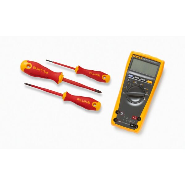 Multimetr Fluke 179 z 3 wkrętakami izolowanymi