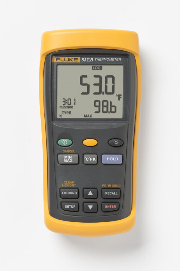 Termometr z dwoma wejściami Fluke 53 II B 50Hz