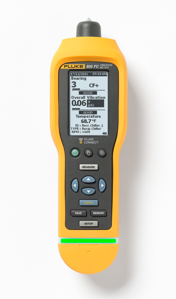 Zestaw wibrometr Fluke 805 + zewnętrzny czujnik wibracji Fluke 805ES Zestaw wibrometr Fluke 805 + zewnętrzny czujnik wibracji Fluke 805ES