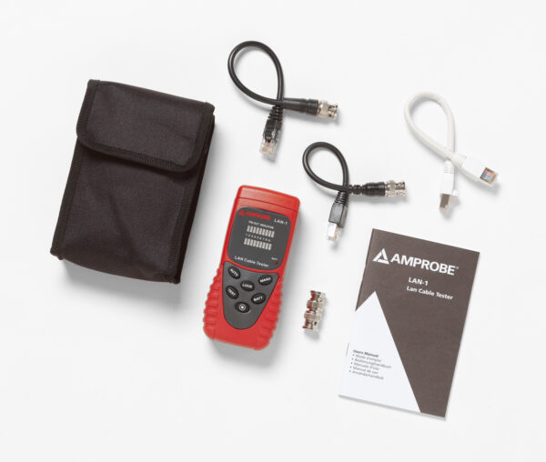 Amprobe LAN-1 Tester kabli sieci LAN z wyświetlaczem LED - obrazek 2