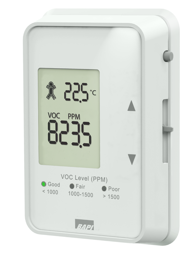Czujnik voc temperatury i wilgotności z wyświetlaczem - VOC – Bapi-Stat Quantum Prime
