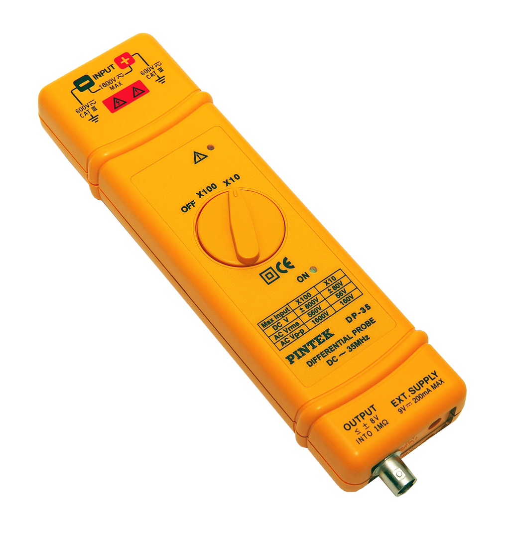 Sonda różnicowa DP-35 ( 35MHz /1600 Vp-p / ≧10mV ) Sonda różnicowa DP-35 ( 35MHz /1600 Vp-p / ≧10mV )
