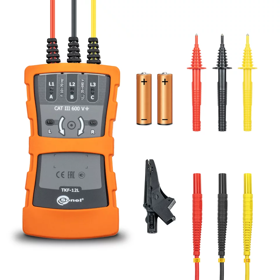 Tester kolejności faz Sonel TKF-12L