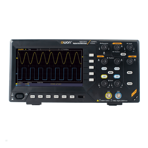 Oscyloskop cyfrowy SDS210(S) 2x100MHz 1GSa/s, 20M, generator 25MHz