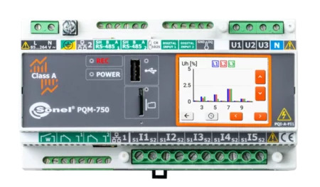 Analizator jakości zasilania PQM-750 Analizator jakości zasilania PQM-750