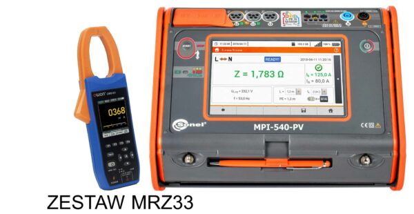 Zestaw MRZ33: Miernik MPI-540PV + Miernik cęgowy CMS101
