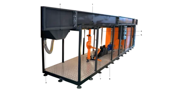 Transport obciążenia złoża w rzecznym symulatorze szkoleniowym - obrazek 3