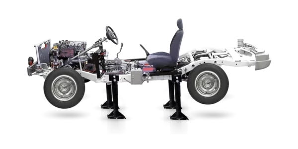 Kompletny przekrój pojazdu 4WD