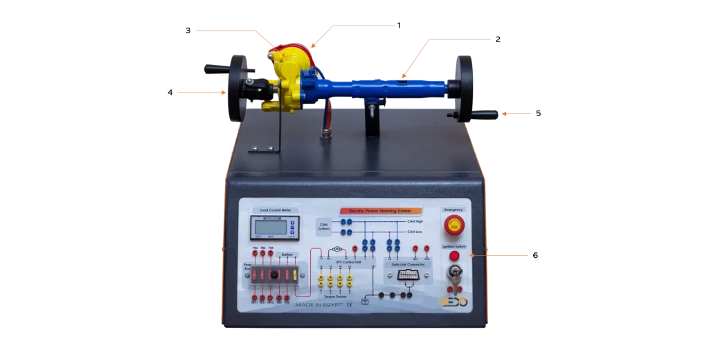 Symulator elektrycznego wspomagania układu kierowniczego Symulator elektrycznego wspomagania układu kierowniczego