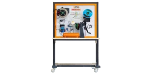 Trener hydraulicznego układu hamulcowego pojazdu elektrycznego