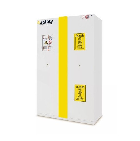 Szafa ognioodporna 90 min, 3 moduły: łatwopalne/kwasy/zasady COMBISTORAGE rozmiar XL z bazą paletową Szafa ognioodporna 90 min, 3 moduły: łatwopalne/kwasy/zasady COMBISTORAGE rozmiar XL z bazą paletową