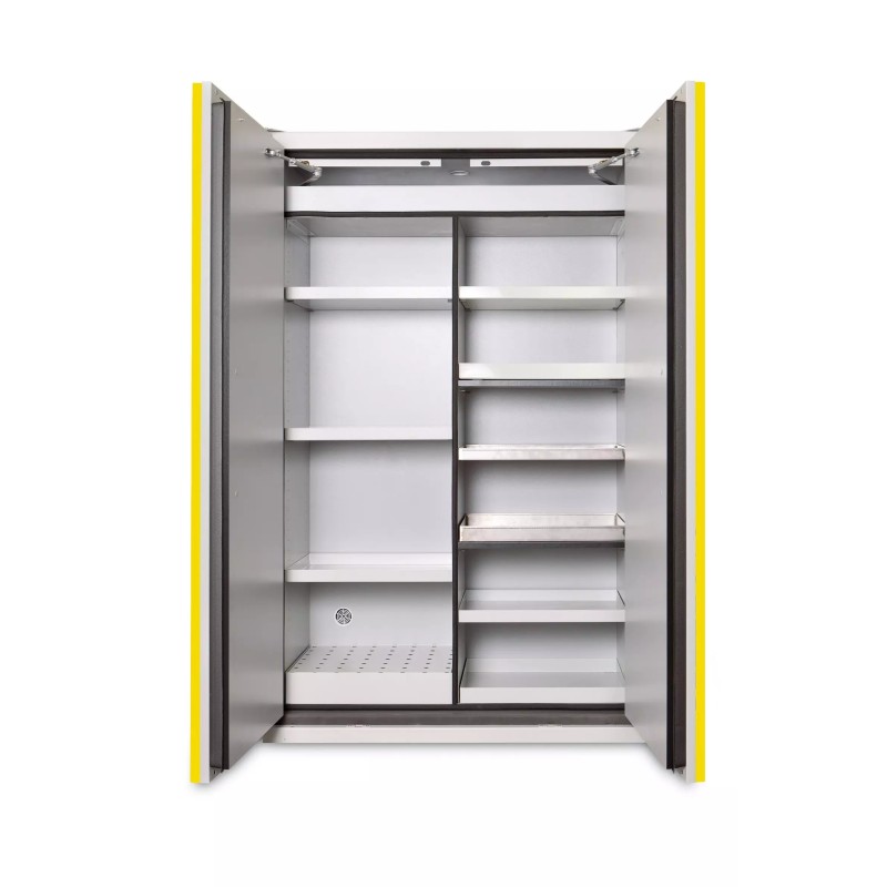 Szafa ognioodporna 90 min, 4 moduły: łatwopalne/kwasy/zasady/toksyny COMBISTORAGE rozmiar XL Szafa ognioodporna 90 min, 4 moduły: łatwopalne/kwasy/zasady/toksyny COMBISTORAGE rozmiar XL