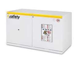 Szafa ognioodporna 90 min COMBISTORAGE 890 x 520 x 620/720 mm, podstołowa dwudrzwiowa