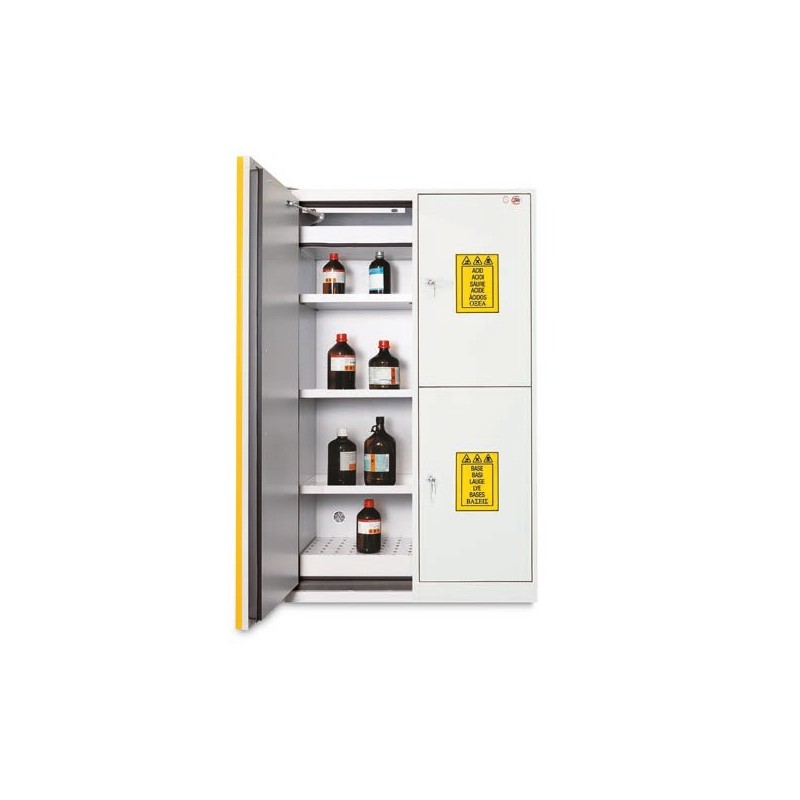 Szafa zabezpieczająca 3 moduły: ognioodporny 90 min/na kwasy/na zasady COMBISTORAGE rozmiar XL Szafa zabezpieczająca 3 moduły: ognioodporny 90 min/na kwasy/na zasady COMBISTORAGE rozmiar XL