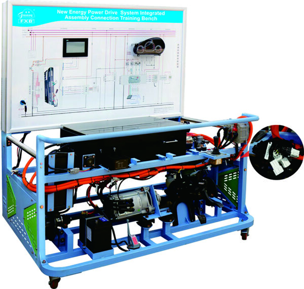 MRZ-X04317-1 Nowy system napędu energią elektryczną Zintegrowany stół szkoleniowy do montażu połączeń