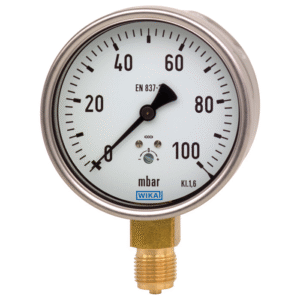 Manometr 612.20.100 0…40kPa M20x1,5 mocowanie dolne, klasa 1,6