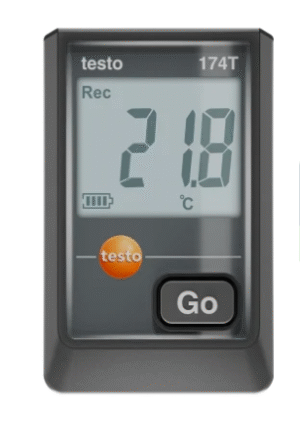 Mini rejestrator temperatury z USB-C  testo 174 T – czarny Nr katalogowy 0572 1740 02