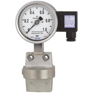 Manometr różnicowy z sygnałem wyjściowym modele PGT43.100, DPGT43.160