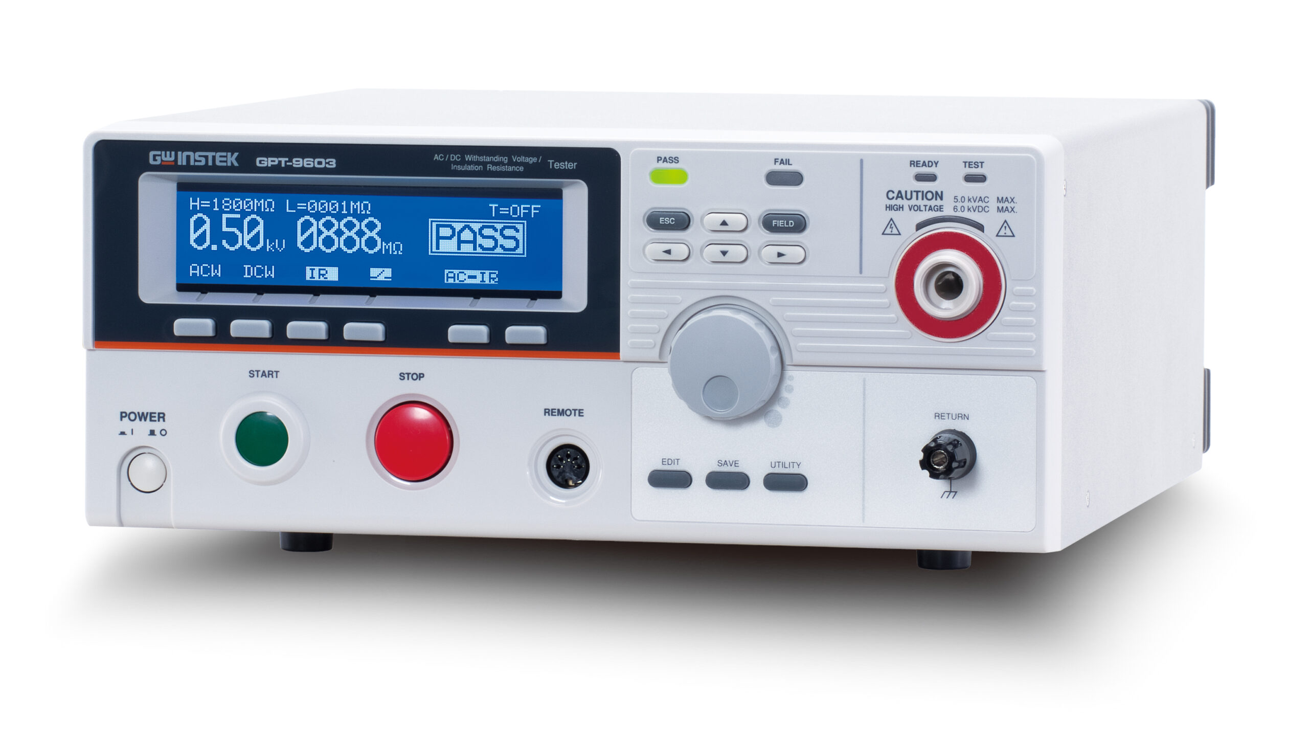 Ekonomiczny tester bezpieczeństwa seria GPT-9600 Ekonomiczny tester bezpieczeństwa seria GPT-9600