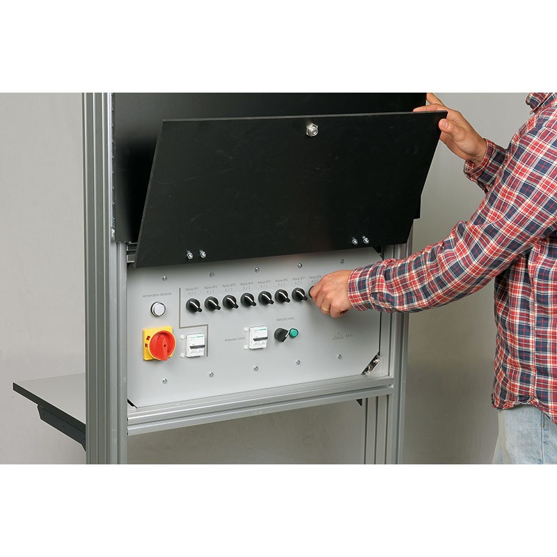 Stanowisko dydaktyczne do diagnostyki usterek układu elektropneumatycznego PNEU-DIAG Langlois Stanowisko dydaktyczne do diagnostyki usterek układu elektropneumatycznego PNEU-DIAG Langlois