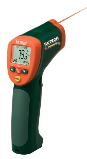 Pirometr (-50 do 800°C, 13:1) z gniazdem typu K - Extech 42515