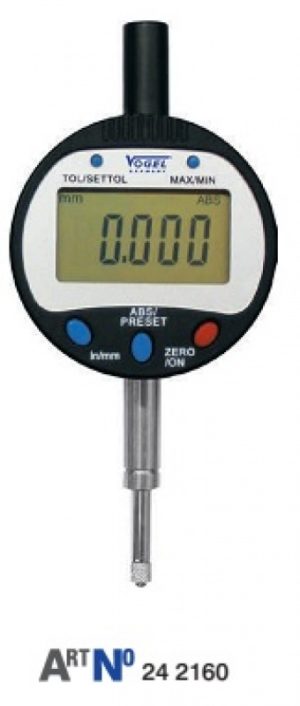 24 2160 Czujnik elektroniczny  z wyjściem danych USB 0-12,7 mm / 0,001 mm, VOGEL