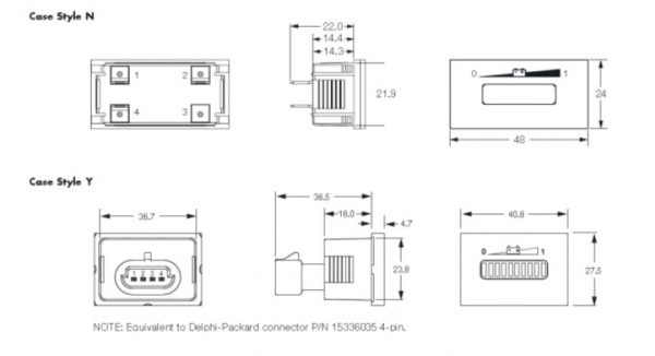 Wskaźnik naładowania baterii Curtis model 906 - obrazek 3